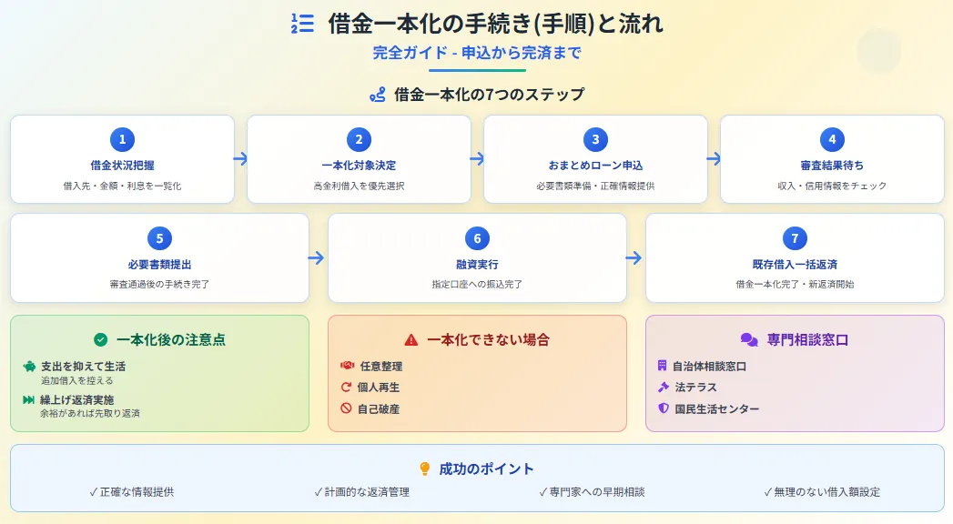 借金一本化_手順と流れ