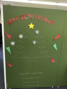 クリスマス会準備風景02